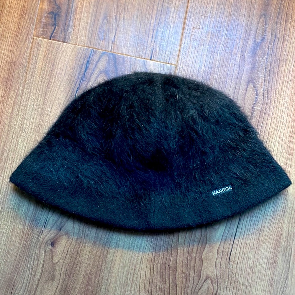 Kangol black bucket hat
